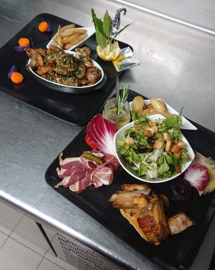 Repas copieux Beaujolais