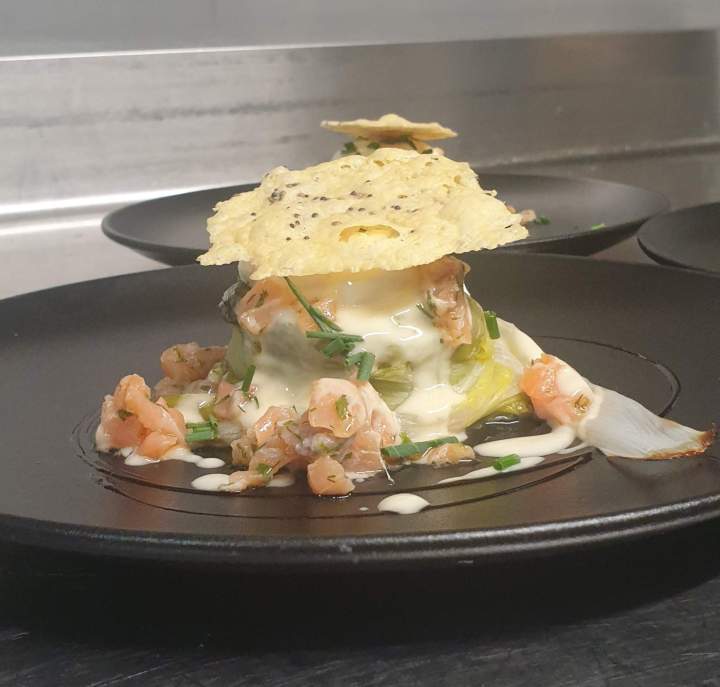 Tartare de poisson Beaujolais