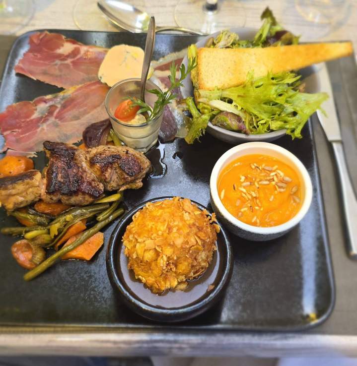 Repas de fête Beaujolais