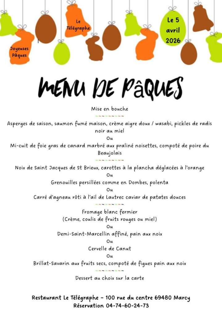 Menu paques 2026 1